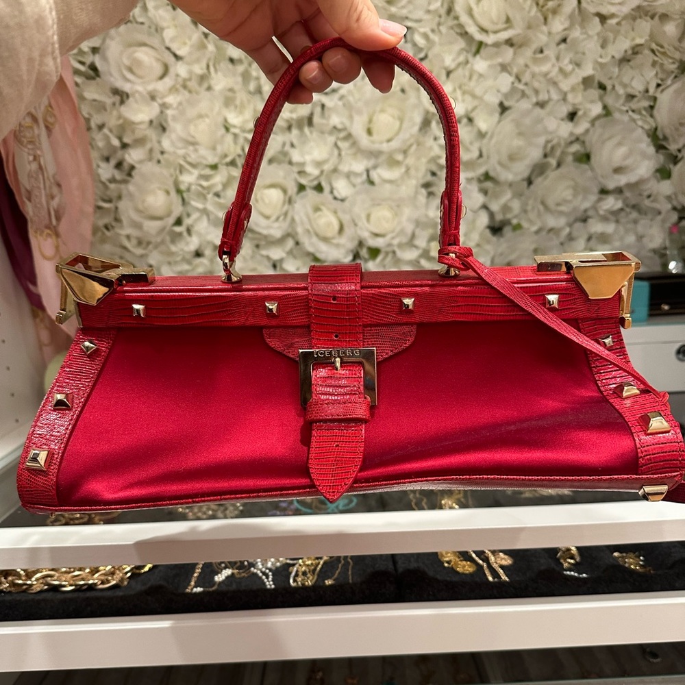 Vintage Iceberg studded handbag